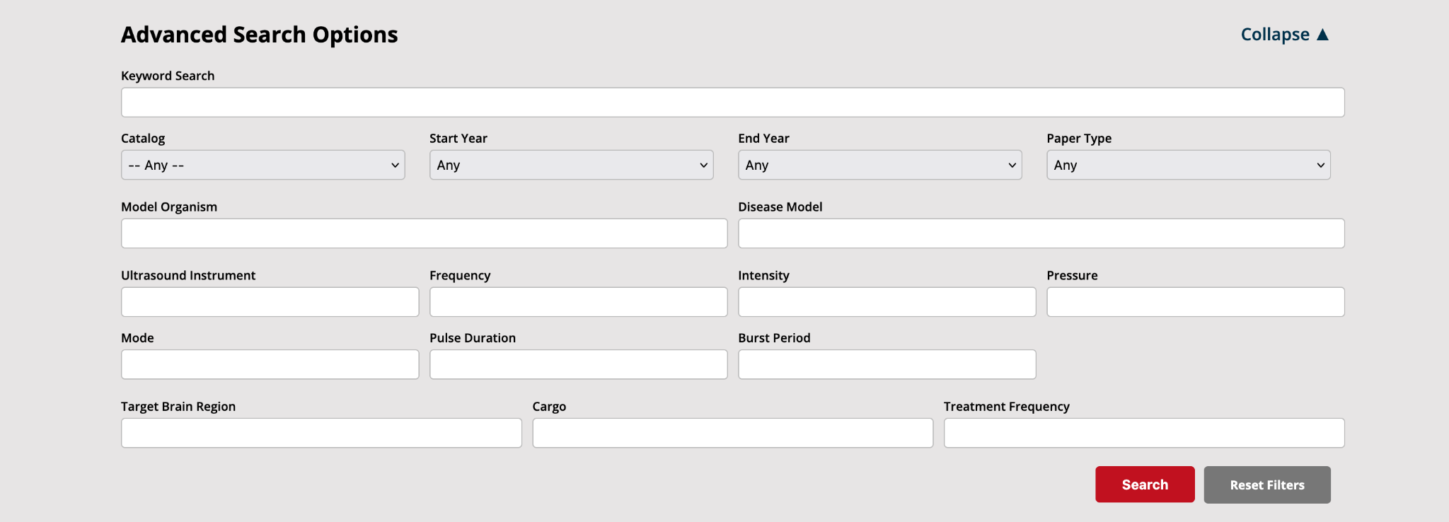 Statistics page overview